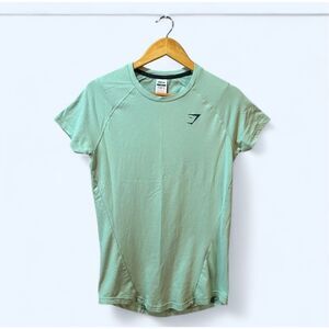 Gymshark Men’s Small Green Short Sleeve Top